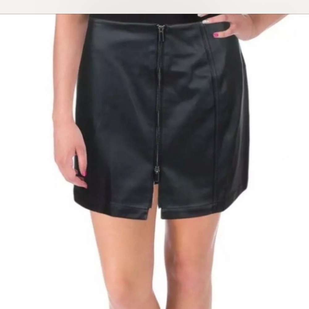 French Connection Faux Leather Mini